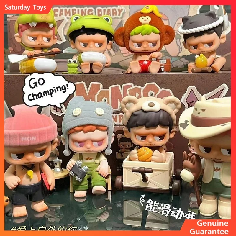 

Genuine Toycity Monboo Camping Diary Trendy Toy Series Blind Box Ornaments For Car And Desktop Gift Trendy Toys Ornaments Glue