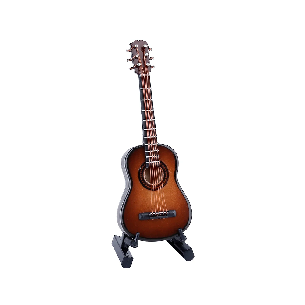 

Music Decor Mini Classical Guitar Ornaments Graduation Gift Miniature Crafts Decoration Desktop