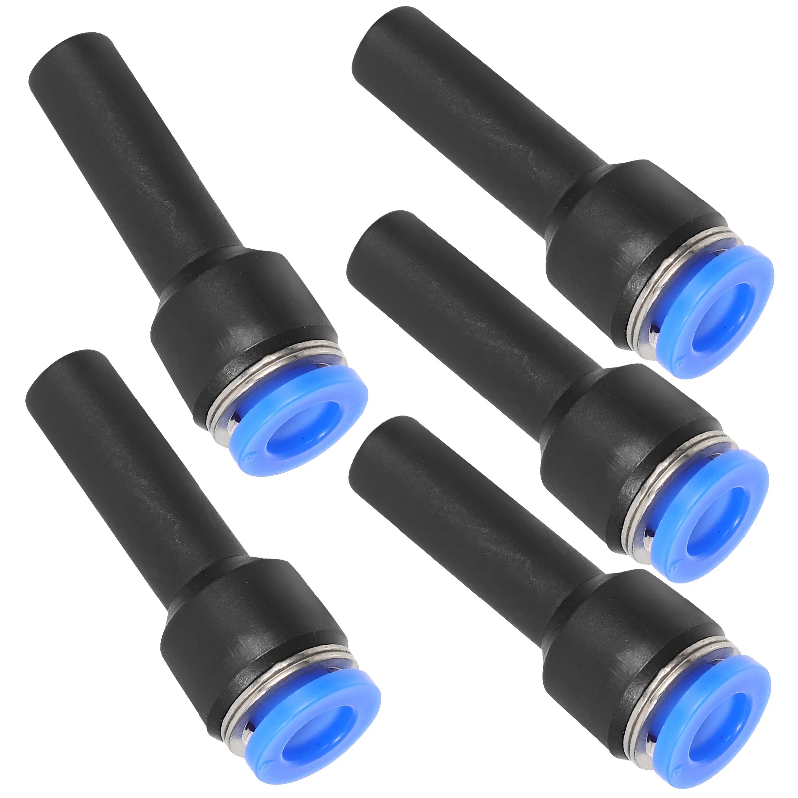 

5 Pcs Tracheal Connectors Push Straight Parts Stainless Steel Quick Connection Air Hose Fittings Reducer Union Lug Pneumatic
