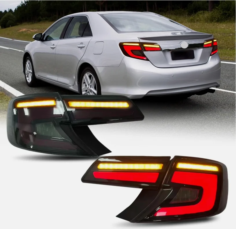 LED Taillights  for Toyota Camry  2012 -2014 Rear Lamp Rear Light Upgrade Rear Indictors