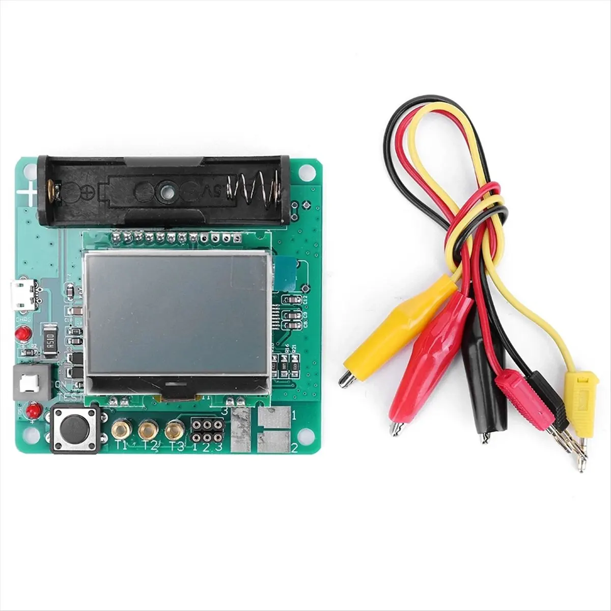 A64I 3.7V Meter Rechargeable Inductor Capacitor Tester Lithium Battery Inductance Capacitance Meter DIY MG328