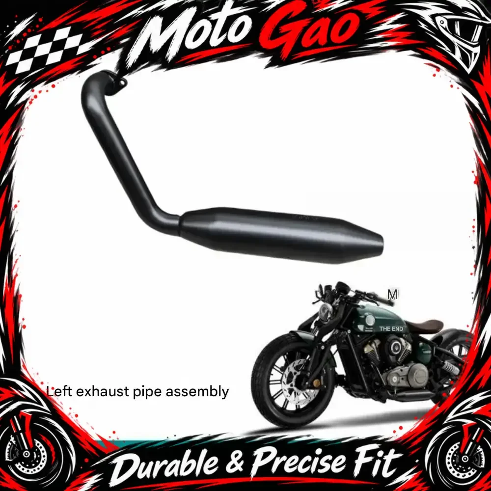 【Precise Fit】Original parts for BENDA NAPOLEON BOB 250 exhaust system, including left and right mufflers (BD250-30).