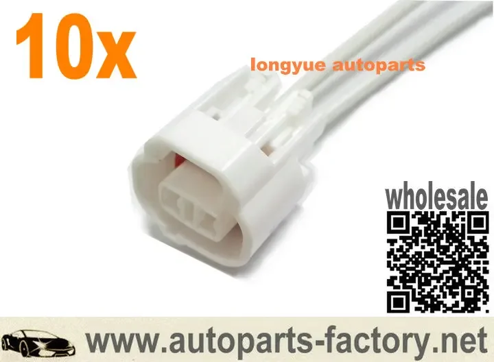 Longyue 10pcs 1UZ 1UZFE 1UZ-FE VSV Vacuum Switching Valve Connector Left Keyway For Toyota Lexus