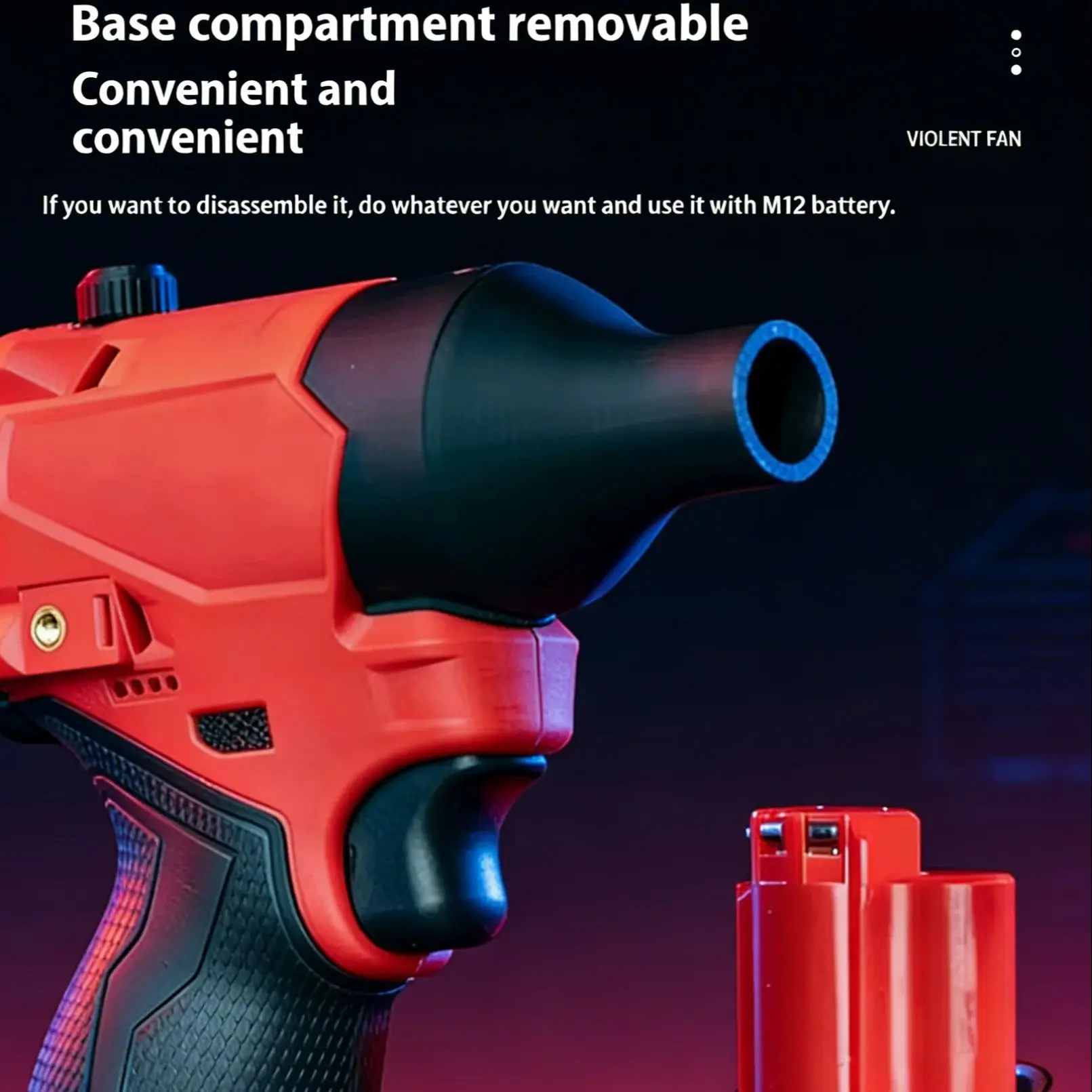 

Бесщеточный вентилятор Milwaukee M12 Turbojet, мощный портативный воздуходув для очистки и сушки