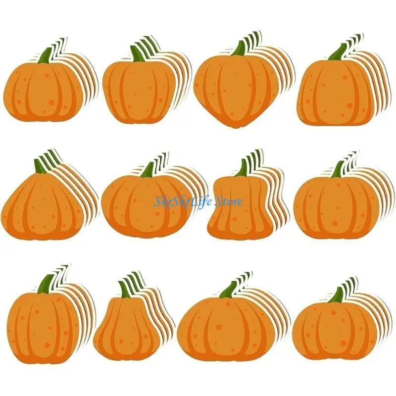 E65E 960 Sheets Halloween Thanksgiving Theme Note Paper Pinecones Notepads for Student Teacher Office Worker