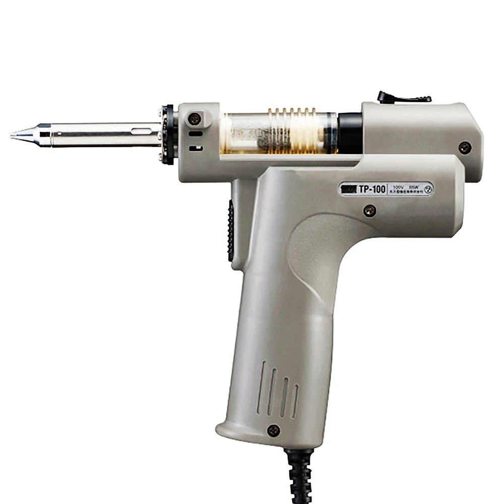 TP-100 Electric Vacuum Desoldering Pump Solder Sucker Gun 110/220V 50/60Hz Automatic Suction Desoldering Gun Electric Absorb Gun