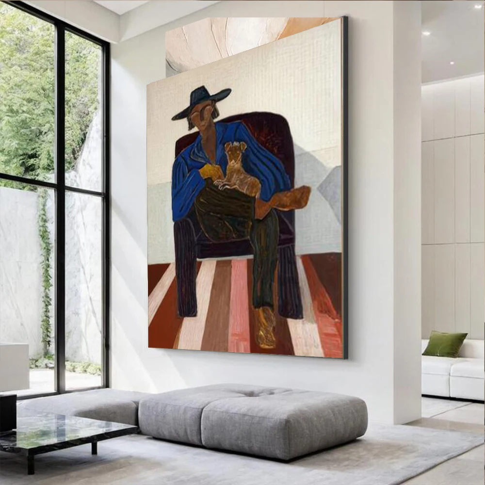 peinture-a-l'huile-abstraite-100-faite-a-la-main-portrait-d'ancetres-art-mural-image-originale-pour-salon-decoration-interieure-cadeau