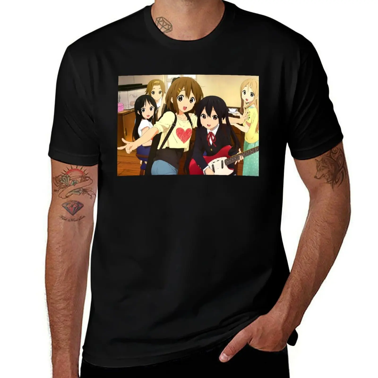 

K-On! - Group T-Shirt anime t shirts for man man t shirt designer funny t shirts man T-shirt