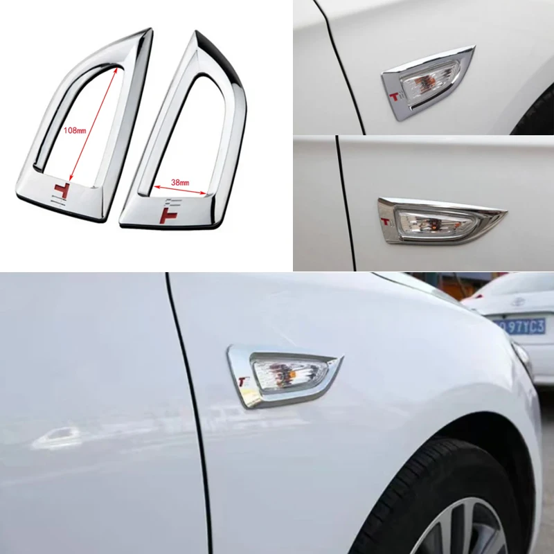Для Buick Regal, для Opel Astra J, для Opel Crossland X, для Opel Insignia ABS, хромированный боковой сигнал поворота, задняя крышка, автомобильный аксессуар