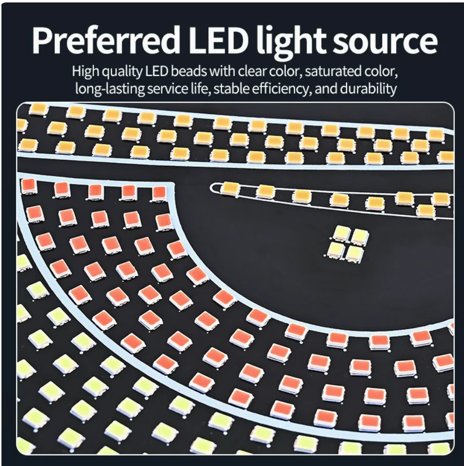 Dynamic Devil‑Eye LED Warning Light for Vehicles, Dynamic Display Eye‑Shaped Light for Cars, Trucks and Lorries