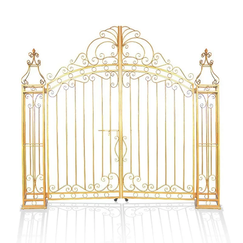 Arch outdoor climbing vine frame wedding wrought iron gate tourist attraction ornament Internet celebrity photo arrangement