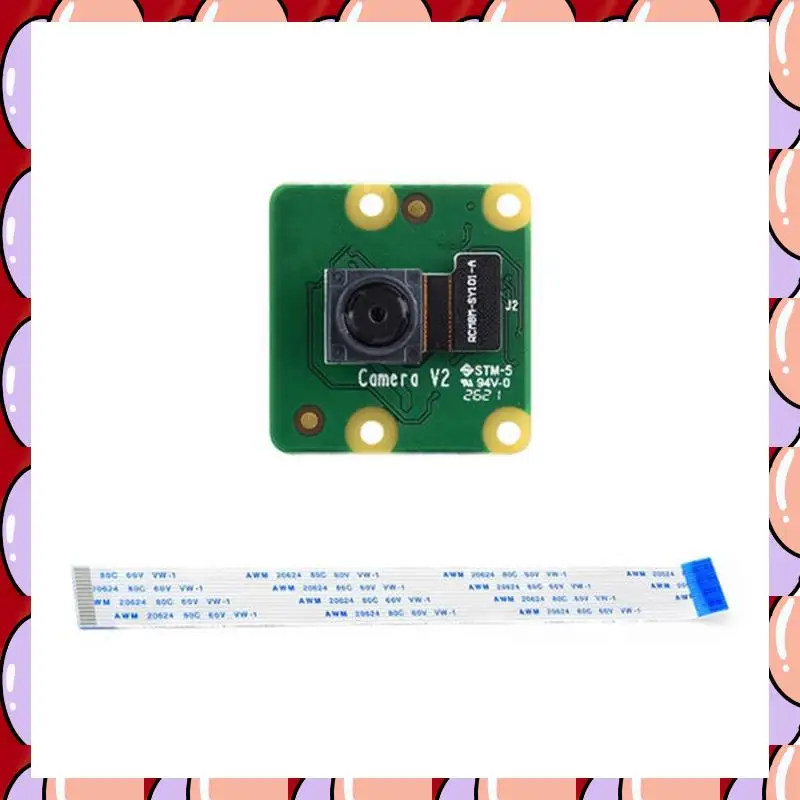 A72Z For Raspberry Pi V2 8MP Fisheye Camera Module Sony IMX219 Sensor 62.2° FOV For Raspberry Pi/Jetson Nano/Visionfive2 A
