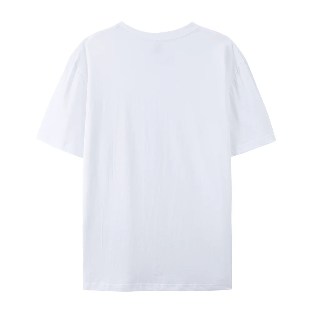 عيد الحب تي شيرت لطيف الدب القلب المرأة المطبوعة القطن قصير الأكمام Crewneck لينة المتضخم تيز الصيف امرأة الملابس