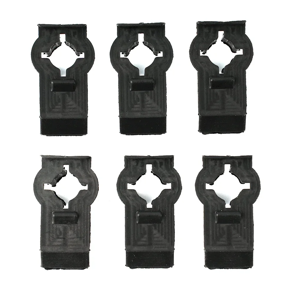 6pcs Accessories Windo Regulator Clip Black For BMW E53 (2000-2006) Left Pack Of 6 Parts Right 51338254781 Interior Accessories