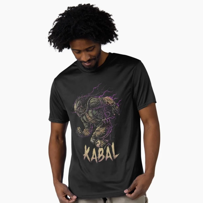 Vintage 90's Mortal Kombat Kabal Gift tshirt for gamer 100% cotton printed Men's Short Sleeve Graphic T-Shirt All size tops