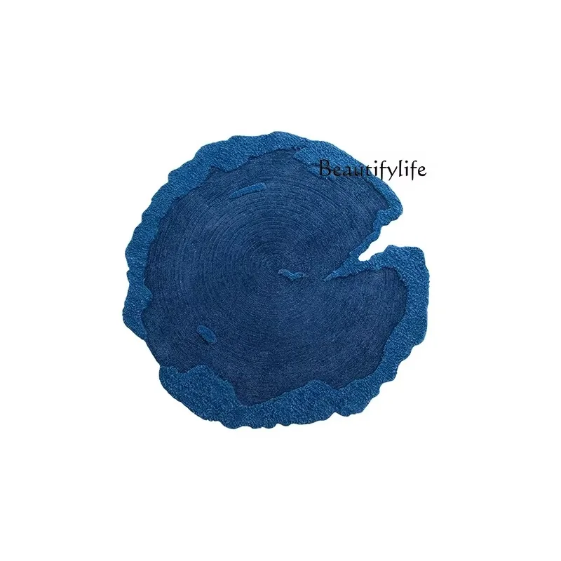 Xx | Brand Series 1.0 Rime Velvet | Clear Blue Modern High-end Carpet Living Room Villa Haute Couture Sofa