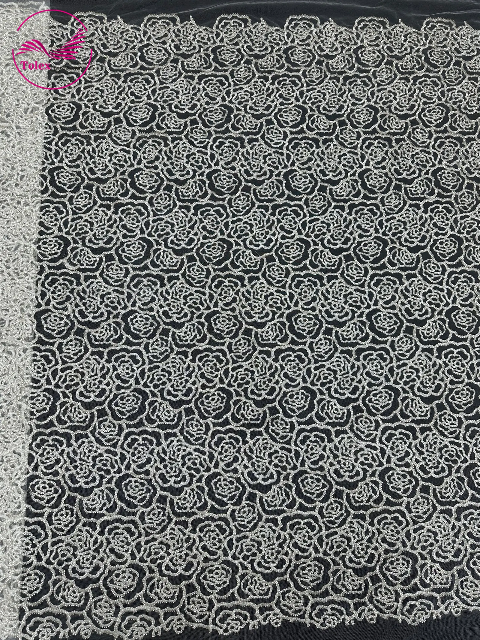 Exquisite Nigerian Embroidery - Embroidery Rose 评论和价格