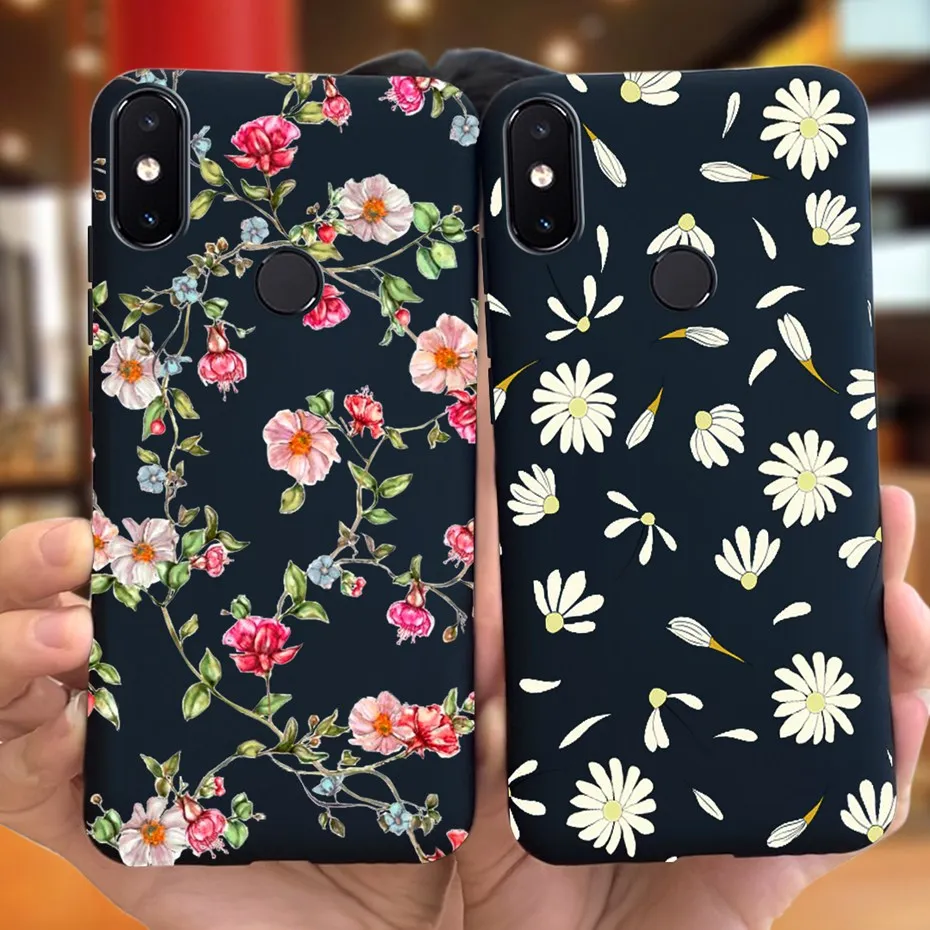 For Xiaomi Mi 8 SE Case Fashion Girl Flower Candy Color Soft Silicone Cover For Xiaomi Mi 8 Lite Phone Cases Mi8 Mi 8 SE Bumper