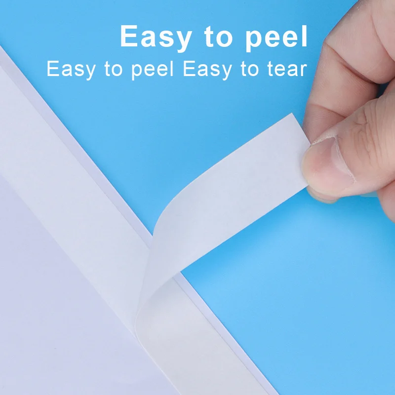 10/50 m gewöhnliches doppelseitiges Klebeband, langlebige Haftung, hochviskoses Studenten-Briefpapier, transparent, spurlos, Werbung für Zuhause