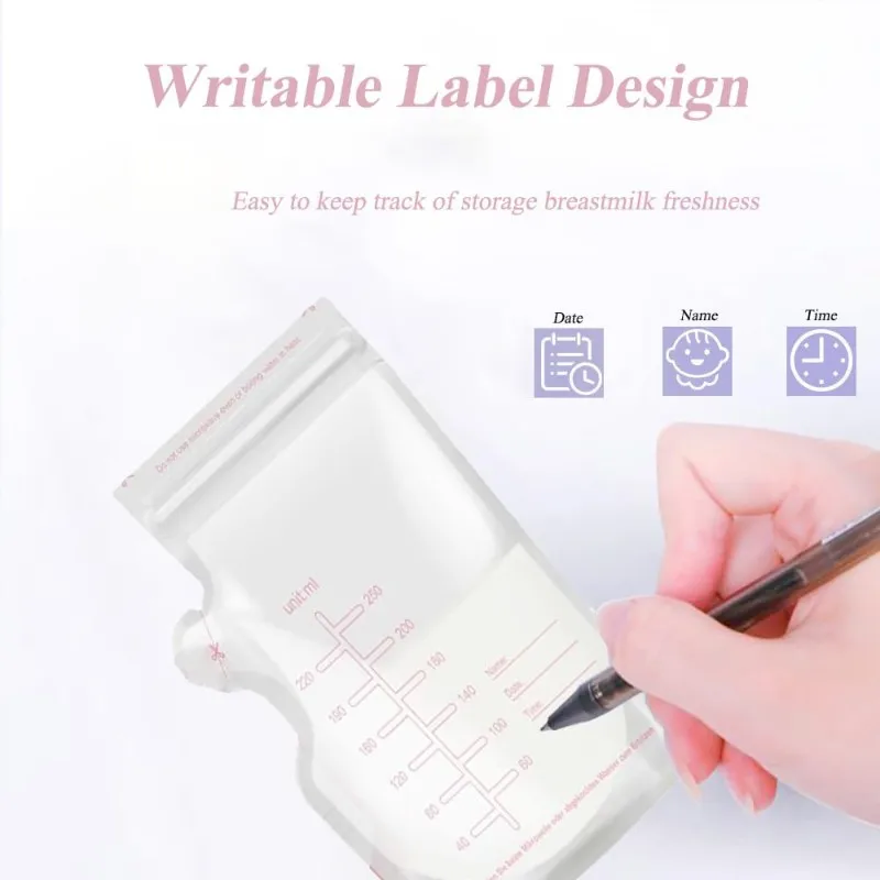 

Контейнеры для хранения грудного молока - 120 шт. для холодильника, пакеты для грудного молока - мешочки для хранения грудного молока - необходимые товары для малышей