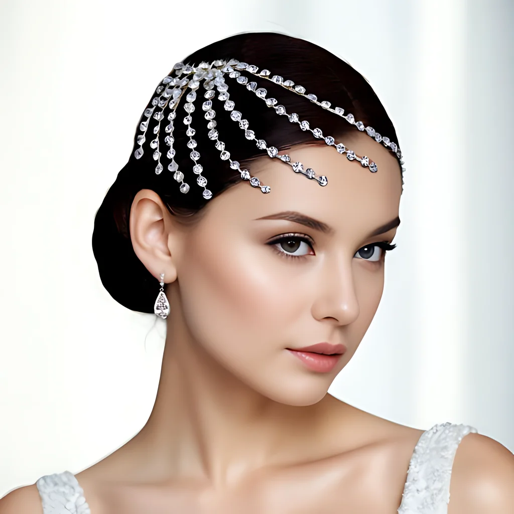 

Bride Crystal Hair Comb Handmade Hair Accessories Wedding Woman Headdress for Party Shining Bridesmaid Headwear HP563