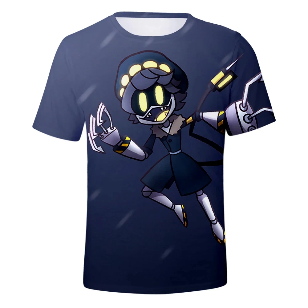 Horror Anime T-Shirts Murder Drones 3D Print Streetwear Men Women Fashion Oversized Short Sleeve T Shirt Male Tees Tops Clothing image 3