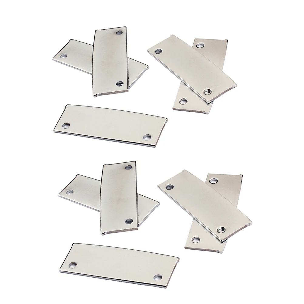 

10 PCS/ Pickup Iron Piece Accessories Rail Blade Humbucker Blades Guitar Truck Metal