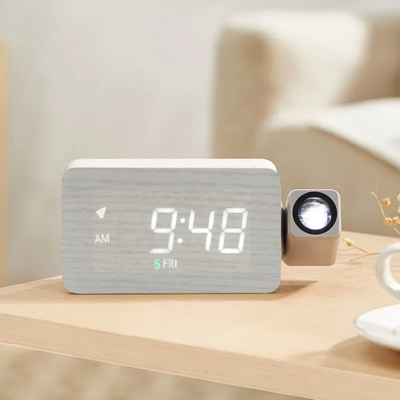 Digital Led Clock Classic Electronic Clocks Morning Bedroom Decoration Alarm Clock Stylish Unique Ceiling Projector Clocks