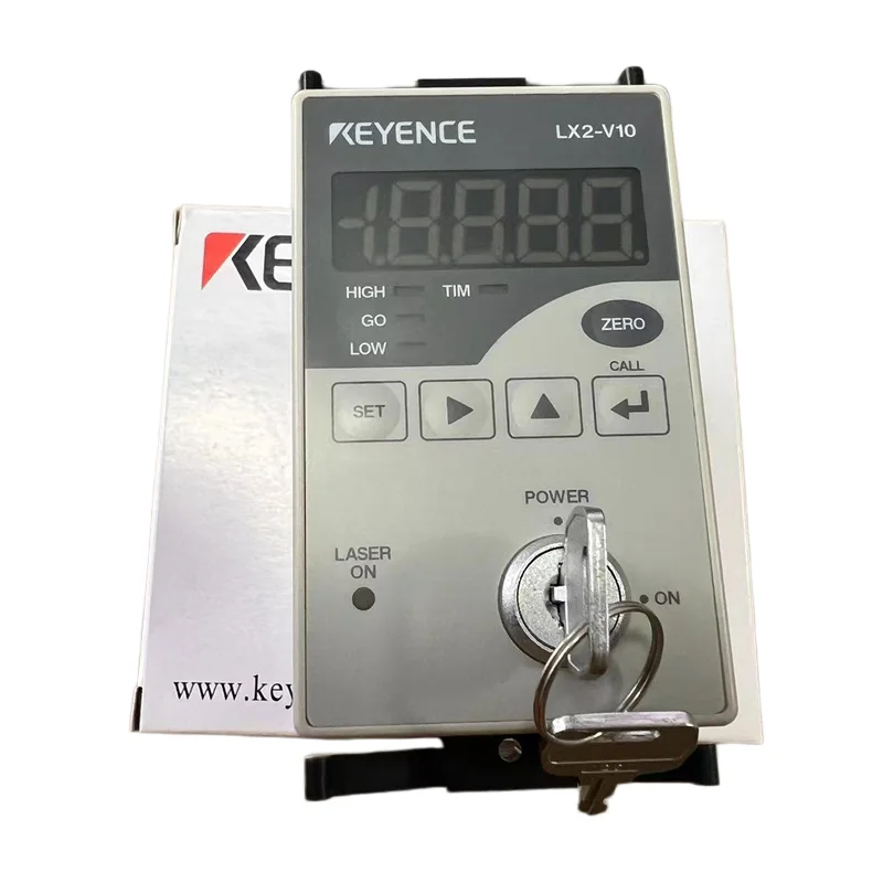 

KEYENCE LX2-V10 LX2-70 LX2-12 LX2-V10W LX2-13 Laser Transmitting Sensor Amplifier Unit Used for Ellipticity Detection in Stock