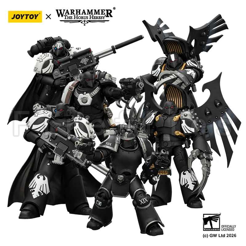 

Предзаказ: Фигурка JOYTOY 1/18 The Horus Heresy Raven Guard Dark Fury Mor Deythan MkVI MKIII, тактический легионер, аниме-игрушка