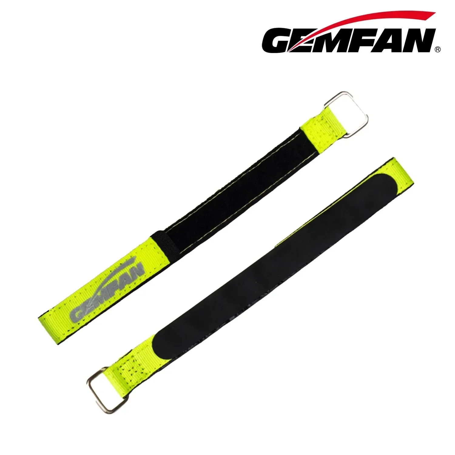 Gemfan Fpv Anti Slip Battery Strap, Metal Buckle, Fixed Battery Fluorescent Green Red