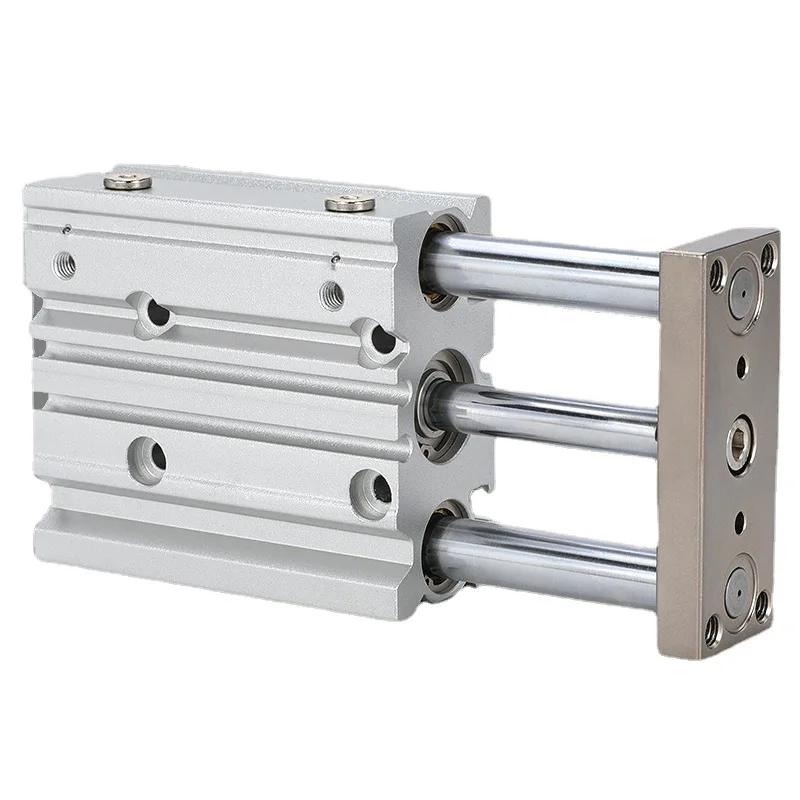 Thin Three Axis Three Rod MGPM25 Cylinder with Guide Rod - 10/20/25/30/40/50/75/100Z
