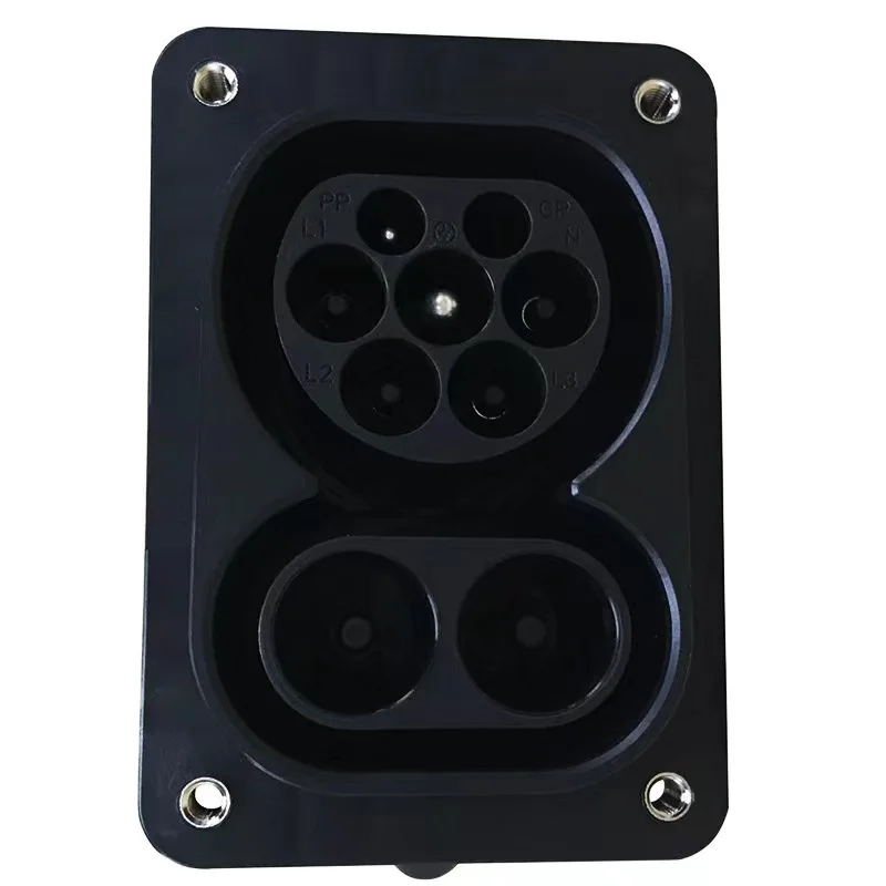 IEC 62196 European Standard EV Charge Inlet 63A 80A 125A 150A 200A CCS2 DC EV Charging Socket for Car Side