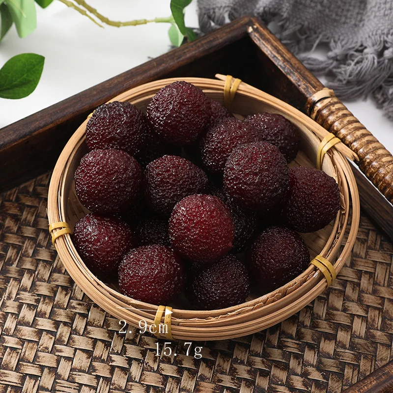 Simulatie Rode Bayberry Model Kast Fotografie Props Woondecoratie Levensechte Waxberry Kunstmatige Fruit Ornamenten 10 stk/partij