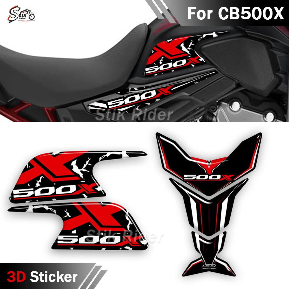 

CB500X Motorcycle Tank Pad Stickers For Honda CB 500X Helmet Emblem Trunk Luggage Fender Windshield Handguard Protector Decal