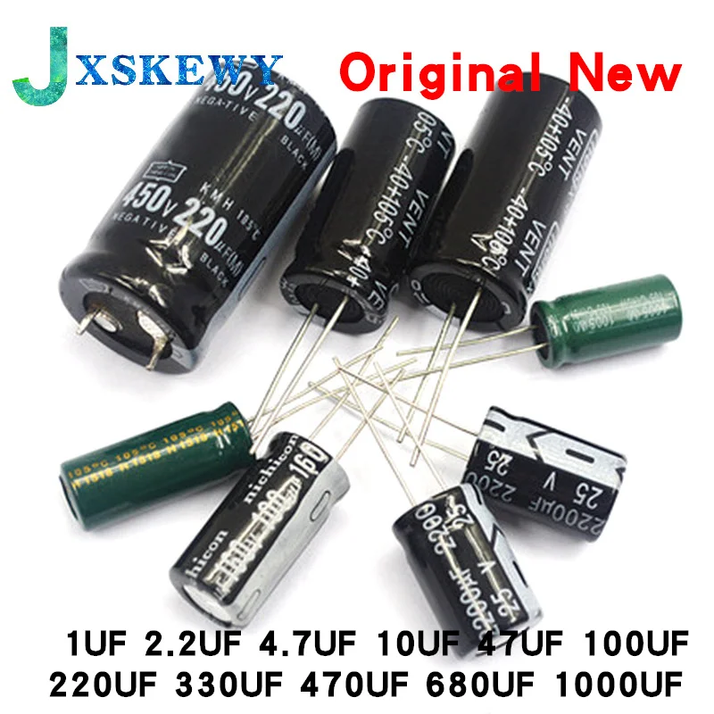 400V 1uf 2.2uf 3.3uf 4.7uf 6.8uf 8.2uf 100uf 22uf 33uf 47uf 68uf 82uf aluminum electrolytic capacitor