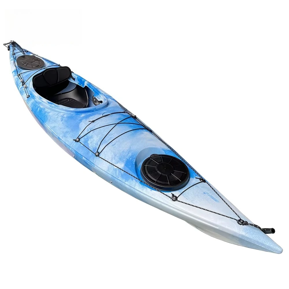 China Factory Supply Single Seat Sea Kayak Plastic Touring Kajak
