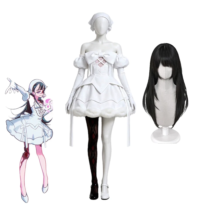 Anime Alien stage Zombie Stage Sua Cosplay Costume Skirt Wig Full Set Uniform Role Play Halloween Carnival Party Outfit Women
