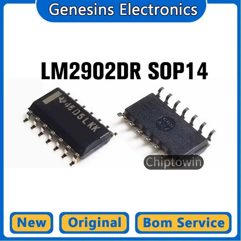 10 pcs LM2902DR SOP14 operational amplifier chip LM2902