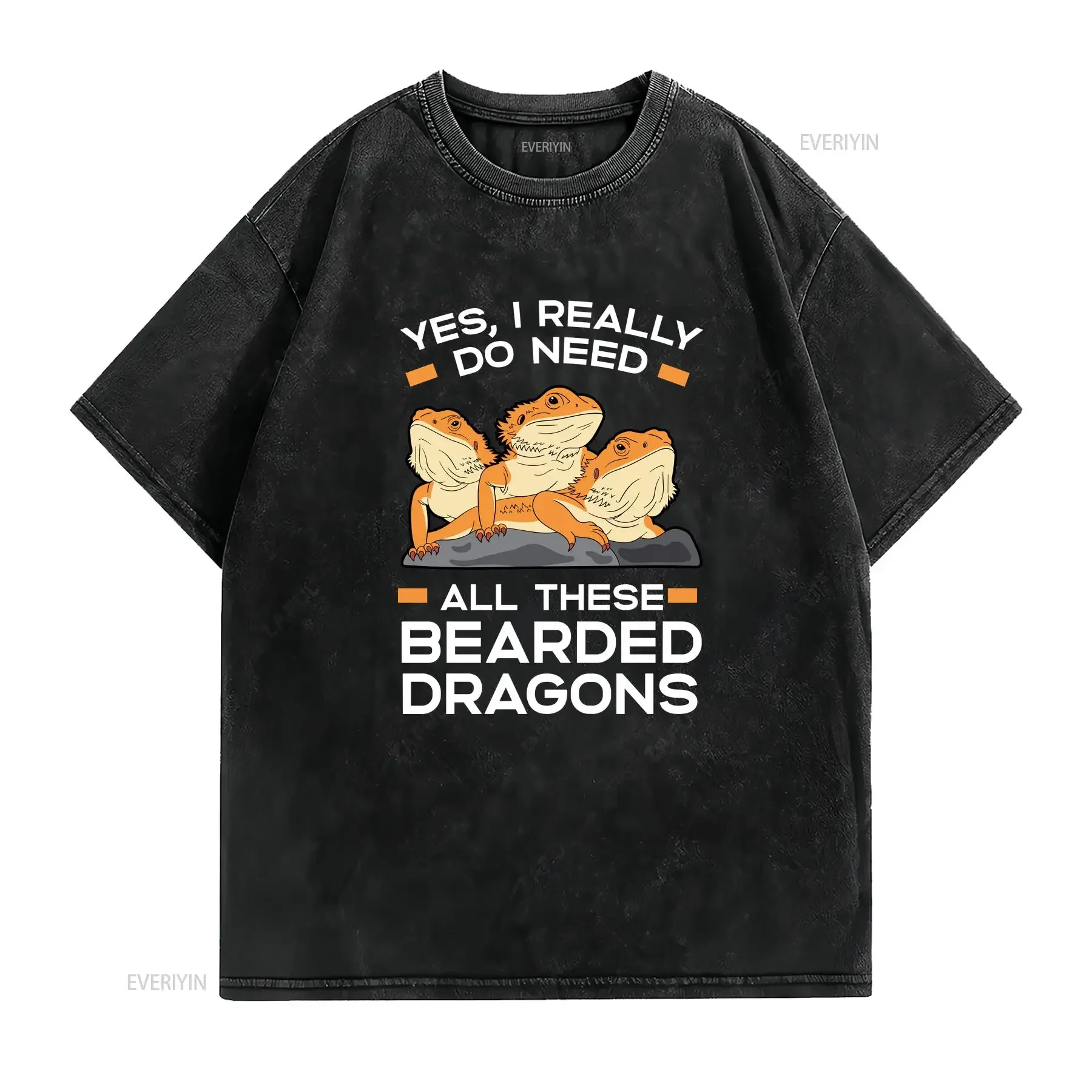 Yes I Really Need All These Bearded Dragons T Shirt Dragon Lover For Cute Reptile Owner vintage Washed Stretched