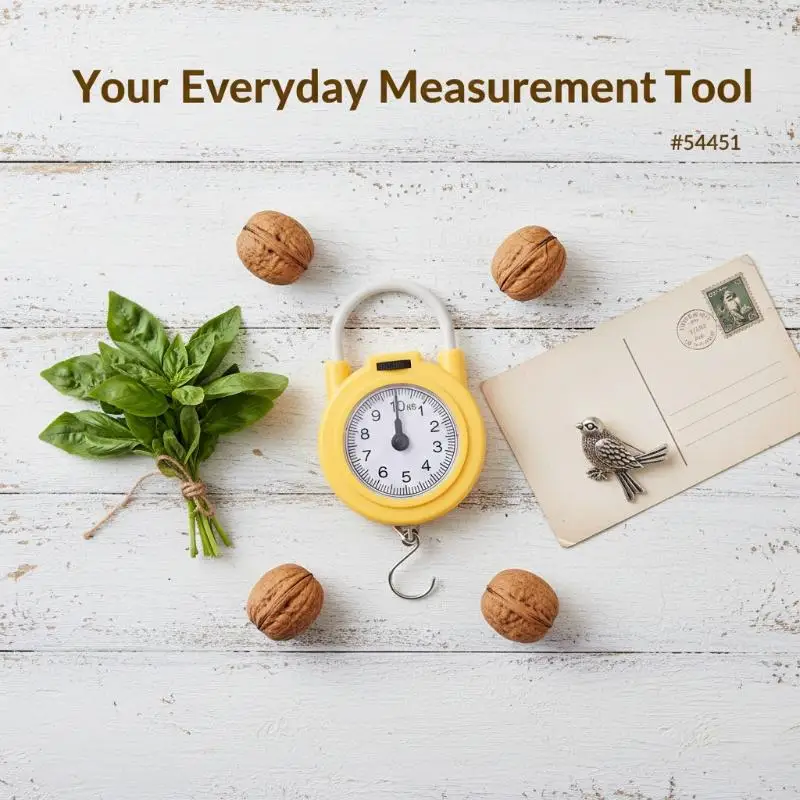 5KG Capacity Digital Scale for Food and Luggage with Compact Design and Precision Pointers