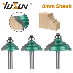 YUSUN 8MM Shank Table Corner Bit Router Bit Woodworking Milling Cutter For Wood Bit Face Mill Carbide Cutter End Mill