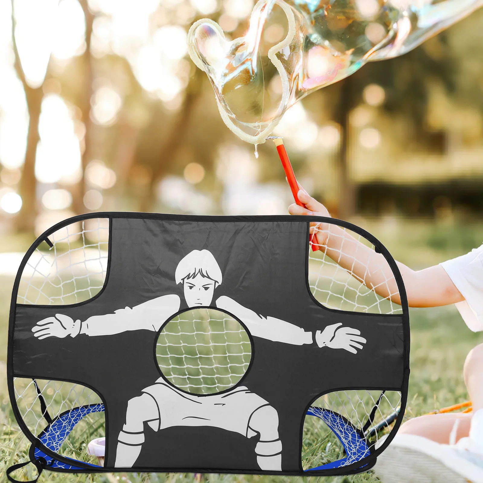 

Portable Soccer Goal For Foldable Football Net Backyard Indoor Outdoor Use Small Soccer Goals Training Equipment