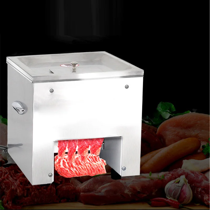 

SY-80A Household Meat Slicing Machine Fresh Meat Slicing Machine Small Fully Automatic Desktop Meat Slicing Machine