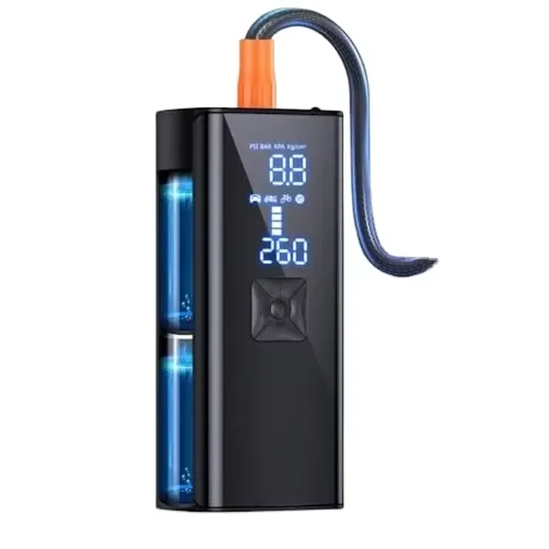 150 PSI Portable Digital Tire Inflator Fast Air Compressor Pump for Car Bicycle Motorcycle Ball Pressure Gauge 2X Speed