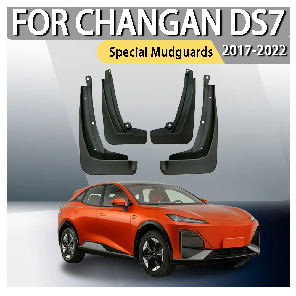 ABS Plastic Cars Accessories Car Upgrade Car Decoration Special Mudguards For Changan DS7 2018 2019 2020 2021 2022 Car Styling