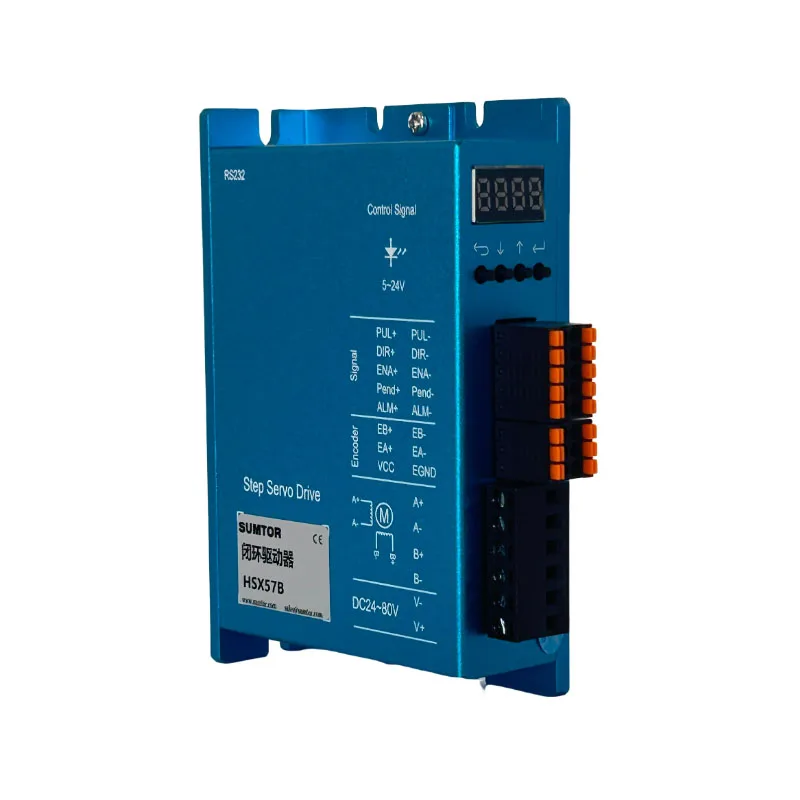 

Китайский заводской драйвер шагового двигателя 24-80 В 6,0 А Nema23 Драйвер шагового двигателя для 57 Шаговый двигатель