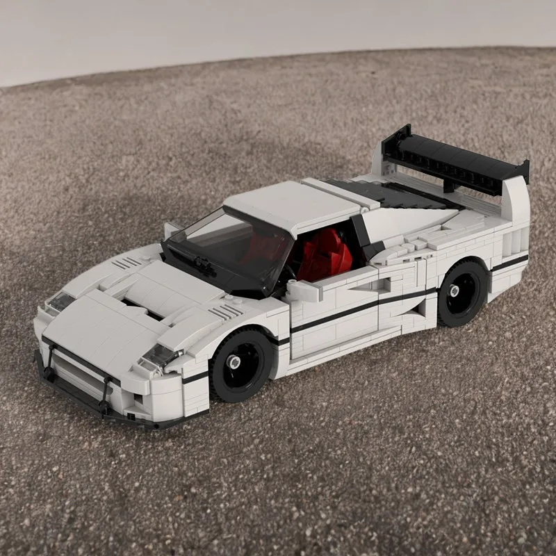 

1507-Piece Libertysss Walk Style F40 Custom Building Blocks Model, Assembly Kit, Ideal For Car Enthusiasts
