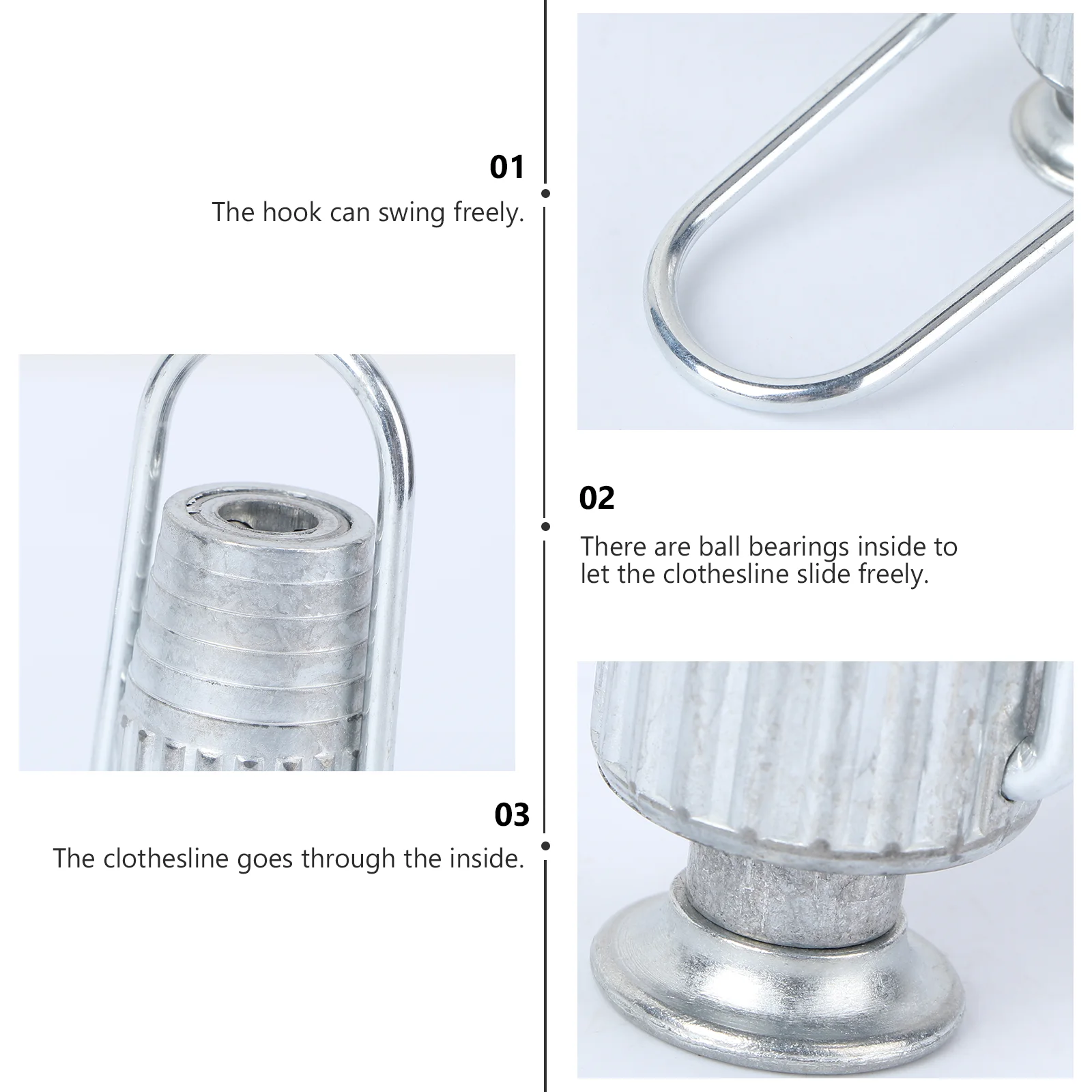 2-delige aluminium campingaccessoires lijnspanner handslinger wasmachine reizen