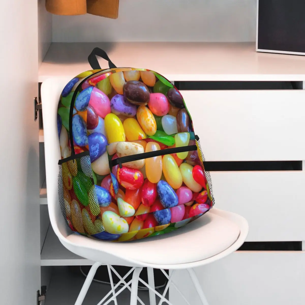 Candy Pattern Backpack Student BookBag Kids School Bag Laptop Shoulder Bags for Boys Girls